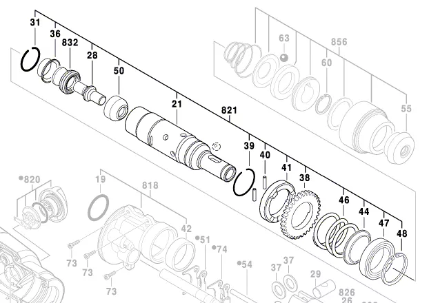 Tube de marteau réf. 1 619 P01 773 BOSCH